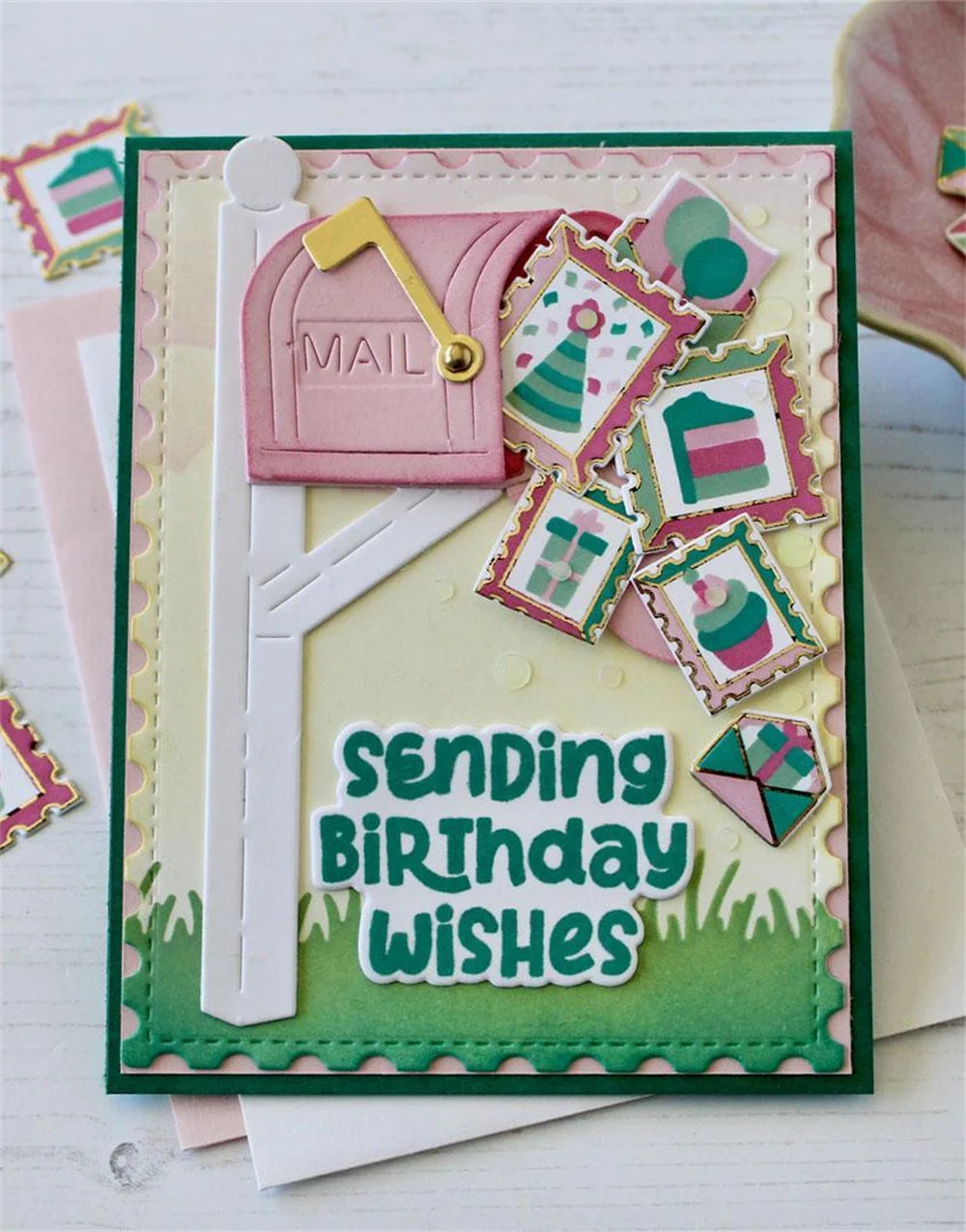 Big Birthday Hugs Greetings Stamp Set Metal Cutting Dies Stencil 2026 Party Pop up Die DIY Scrapbooking Decoration Embossing