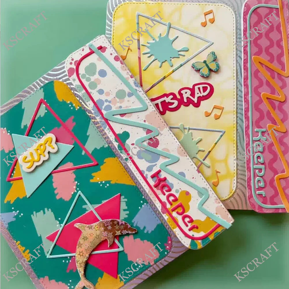 KSCRAFT Large Binder Keeper Cutting Dies Stencils for DIY Scrapbooking Decorative Embossing DIY Paper Cards